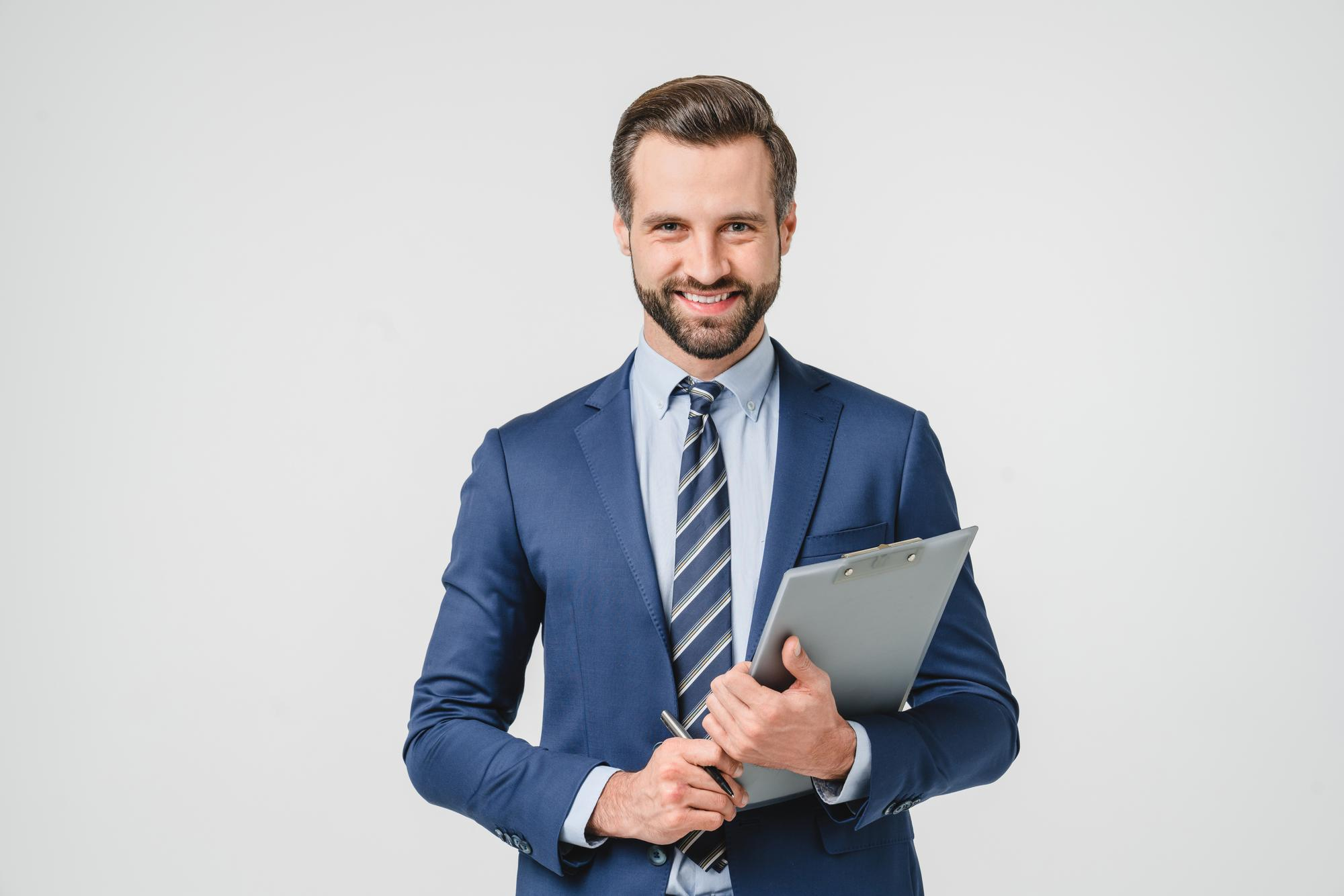 Businessman standing